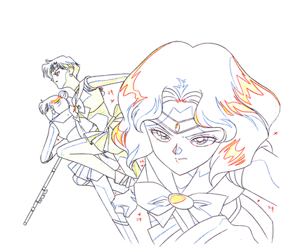 Sailor Uranus, Neptune
Sailor Moon Sailor Stars
Douga Book
03640487-05
