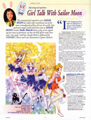 Interview with Takeuchi Naoko
Animerica
August 1996
